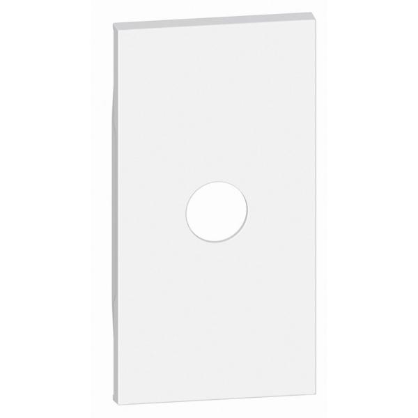 PLACA FRONTAL LIVING NOW 2 MDULOS PARA BASES DE TV ref.4371-4953, BLANCO