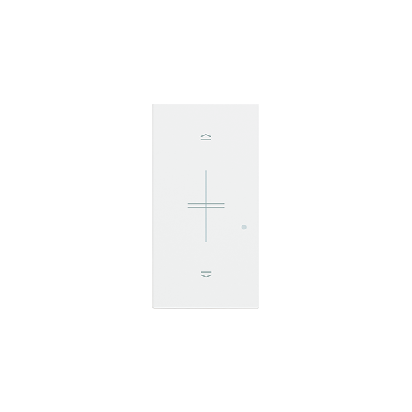 Tecla Living Now w/Netatmo p/ interruptor de persianas - Blanco - 2mod