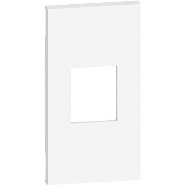 Frontal base fibra óptica Living Now - Blanco - 2mod