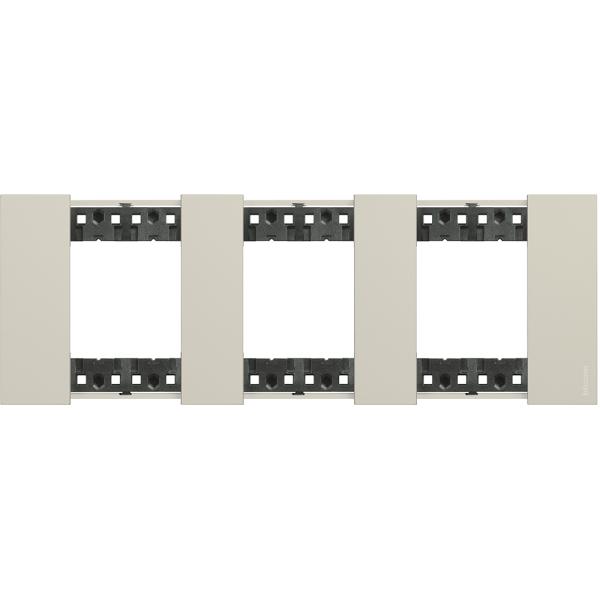 Placa embellecedora Living Now de color Sand - 2x3mod