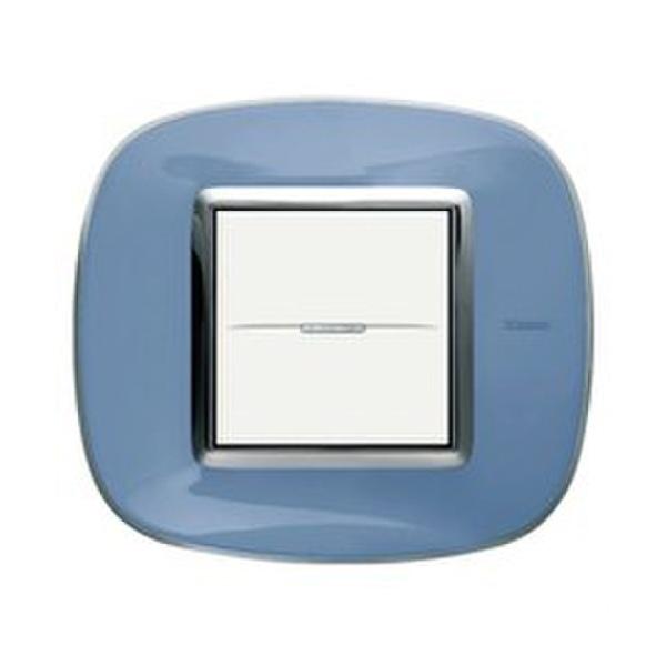 PLACA CON 2 MÓDULOS AXOLUTE EN COLOR AZUL LIQUIDO