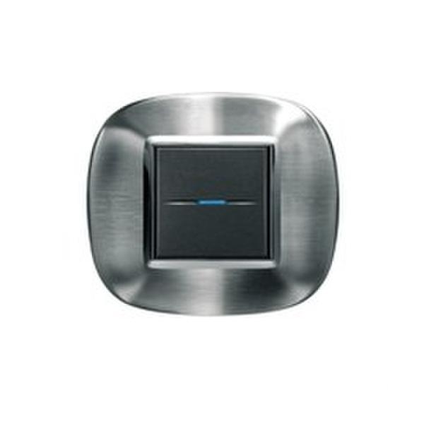 PLACA 4 MÓDULOS AXOLUTE ACERO SATINADO