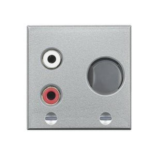 BASE RCA AXOLUTE MYHOME 2 MDULOS ALUMINIO