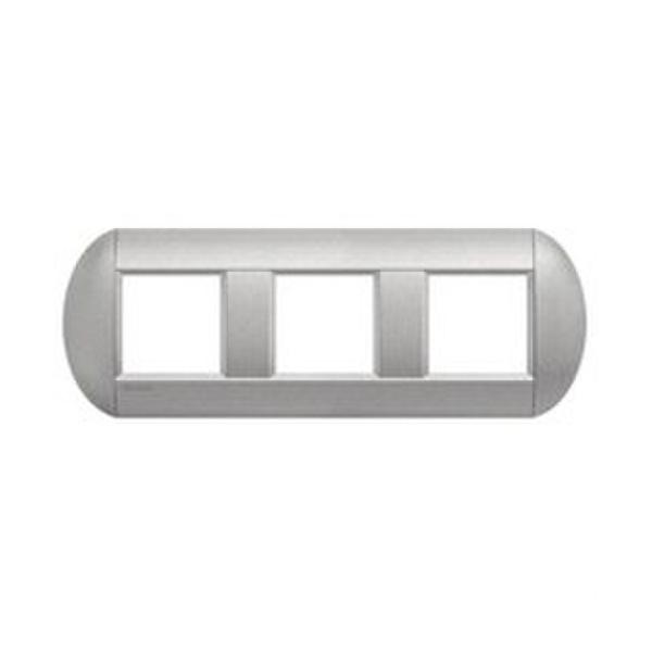 PLACA 2+2+2MOD.BLANCO