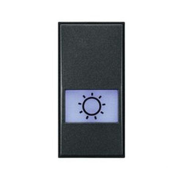 PULSADOR 1PNA 10A 2 MODULOS LUZ AXOLUTE ANTRACITA