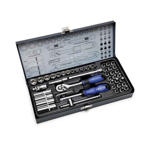 JUEGO DE LLAVES CARRACA / TRINQUETE KRS47 1/4"