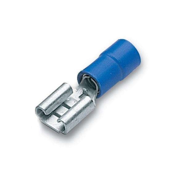 TERMINAL PREAISLADO FASTON M SECCIN 1,5-2,5mm 4,8x0,8mm AZUL