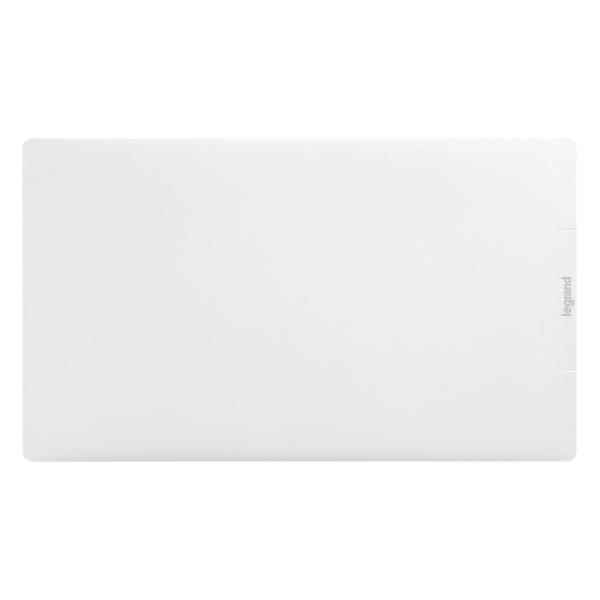 Caja de empotrar aislante Practibox³ 1 fila - 18mod - puerta blanca