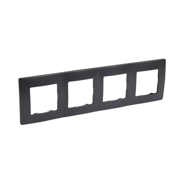 PLACA NILO 4 ELEMENTOS ANTRACITA