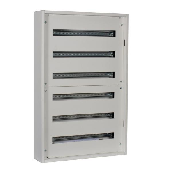 CAJA DE DISTRIBUCIÓN METÁLICA XL3S 160 DE SUPERFICIE 6 FILAS X 36 MÓDULOS