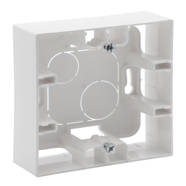 CAJA DE SUPERFICIE NILO STEP, 1 ELEMENTO, BLANCO MATE