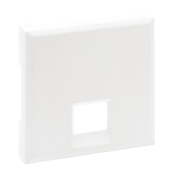 FRONTAL NILO STEP PARA BASES TELEFNICAS E INFORMTICAS RJ 45, BLANCO MATE