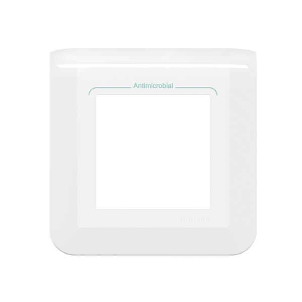 Placa Mosaic - 2mod - Blanco antibacteriano