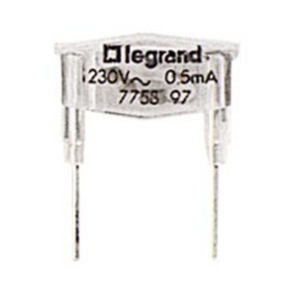 LMPARA REPUESTO NEN VERDE 230V 0,5mA GALEA