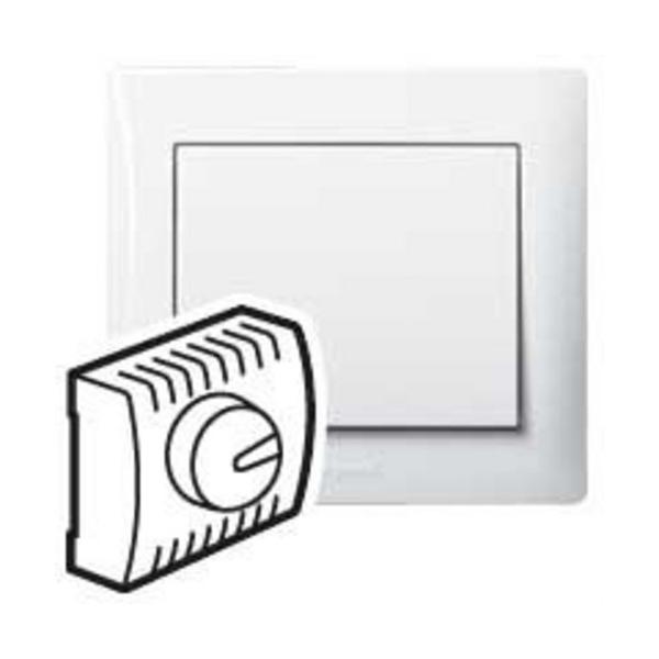 TAPA + BOTN MANDO BLANCO PARA REGULADOR GALEA