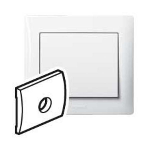 TAPA PARA CORTACIRCUITOS Y ZUMBADOR GALEA BLANCO