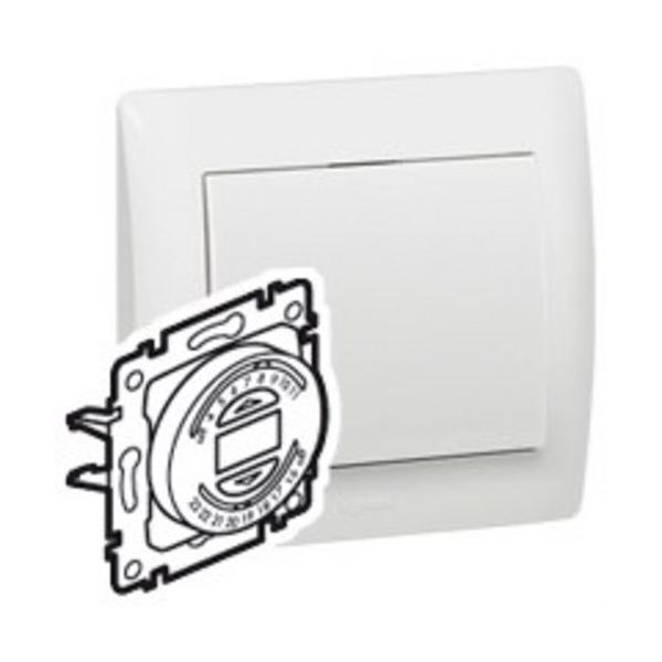 PULSADOR PERSIANA PROGRAMABLE GALEA BLANCO