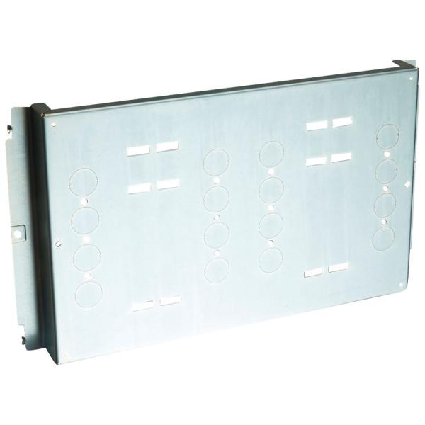 Placa de montaje ajustable XL³ 4000 - 1 DPX³ 630 fija - horizontal - 24mod