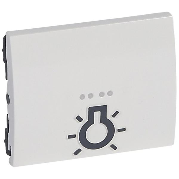 TECLA VISOR PICTOGRAMA LMPARA PARA INVIDENTES BLANCO