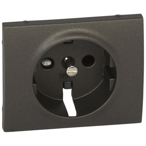 TAPA PARA TOMA 2P + TT LATERAL OBTURADOR PROTECCIN GALEA BRONCE