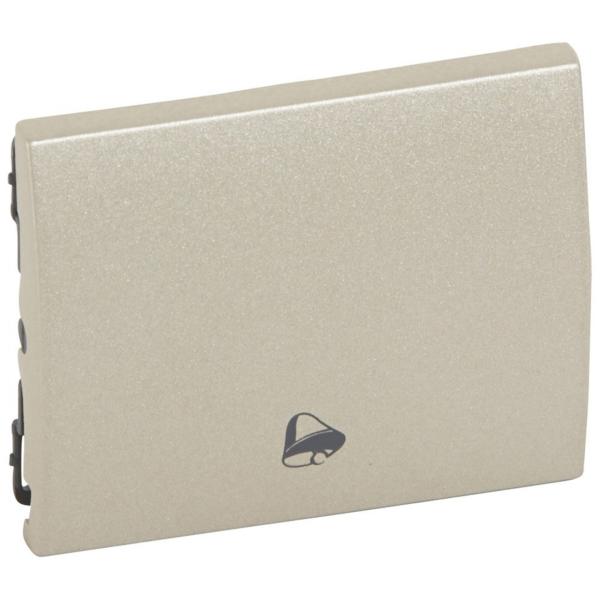 TECLA PICTOGRAMA TIMBRE PARA PULSADOR GALEA TITANIO