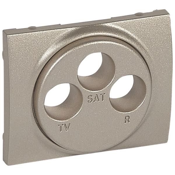 TAPA TOMA TV/R-SAT 2400Mhz GALEA LIFE TITANIO