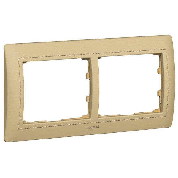 MARCO 2 ELEMENTOS HORIZONTAL CUERO GALEA HABANA