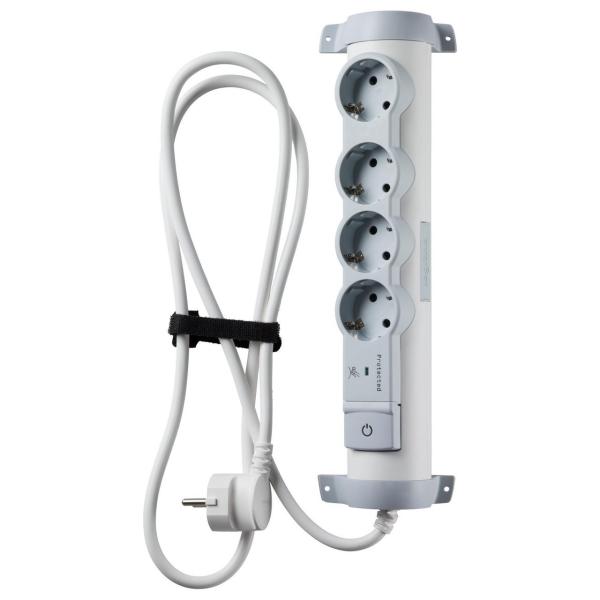 BASE MLTIPLE C&S 4x2P + TT CABLE 1,5m SOBRETENSIN