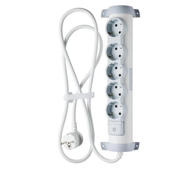 BASE MLTIPLE CONFORT 5 TOMAS CABLE 1,5m CON INTERRUPTOR