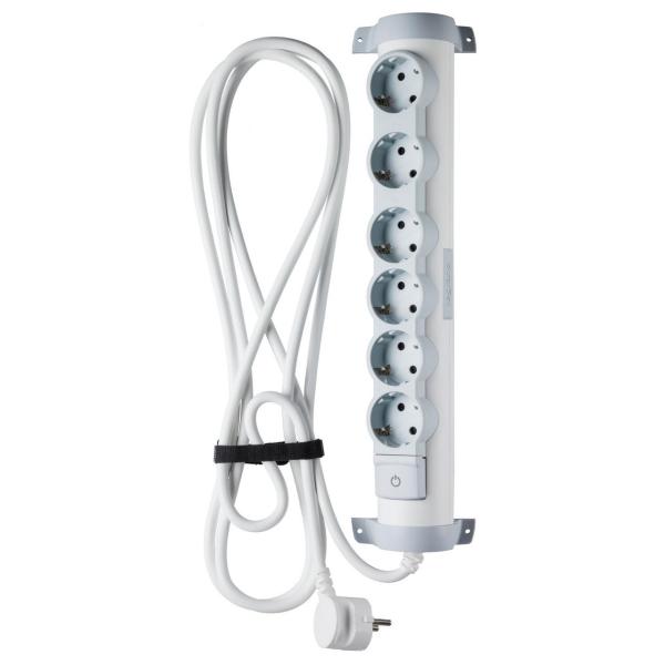 BASE MLTIPLE CONFORT 6 TOMA SCABLE 3m CON INTERRUPTOR