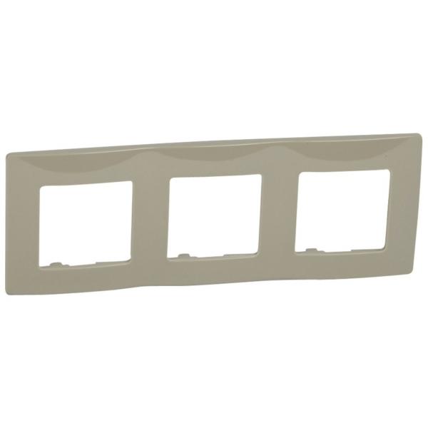 PLACA NILOE 3 ELEMENTOS GRIS