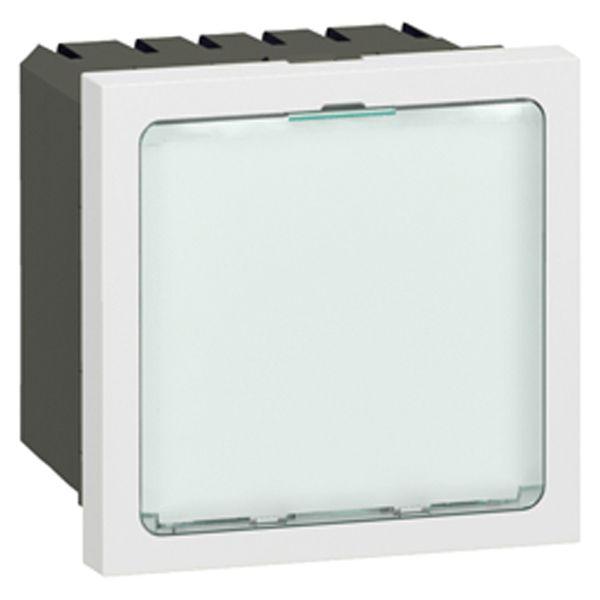 Señalización luminosa con LED blancos Mosaic - 2mod - Blanco