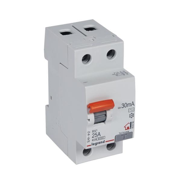 DIFERENCIAL VIVIENDA LEXIC 2P, 230V, 30mA, 25A, TIPO AC