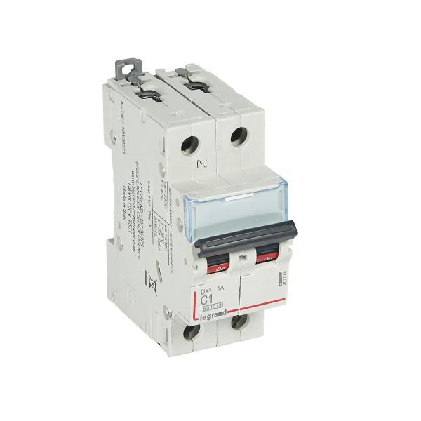 Magnetotérmico DX³ 6000/10kA - 1P+N - 230V~ - 1A - curva C