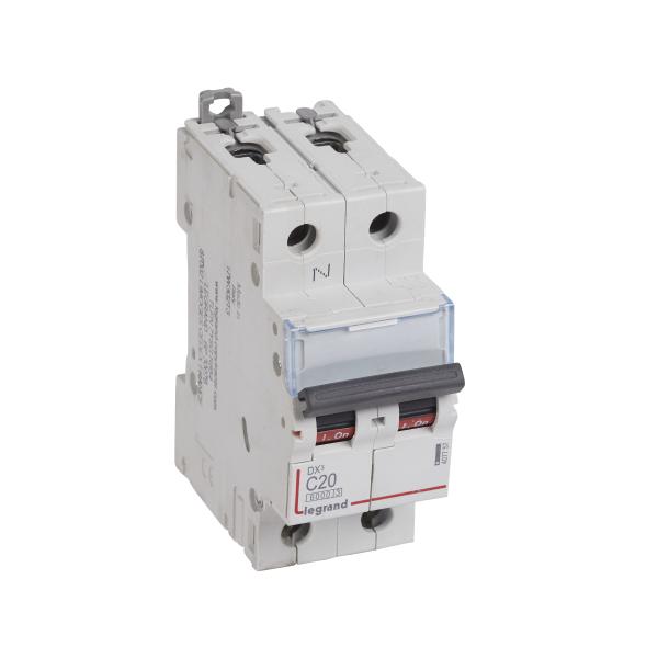 Magnetotérmico DX³ 6000/10kA - 1P+N - 230V~ - 20A - curva C