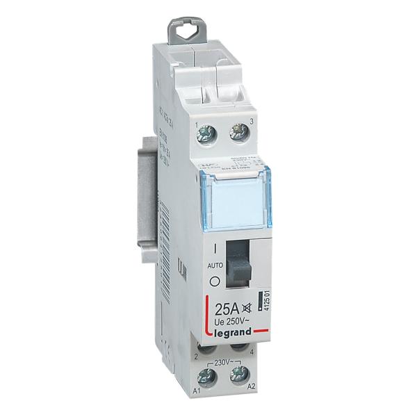 Contactor silencioso - 230V~ - 2P - 250V~/25A - 2 NA