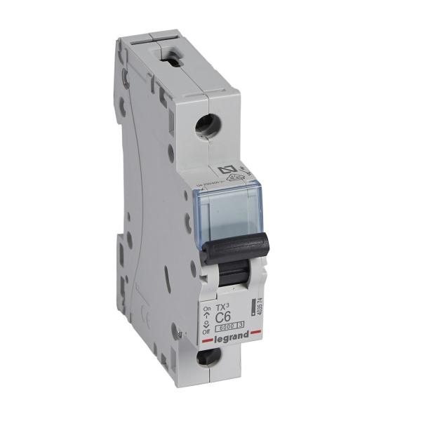 MAGNETOTRMICO TX3 6kA-C 1P 6A