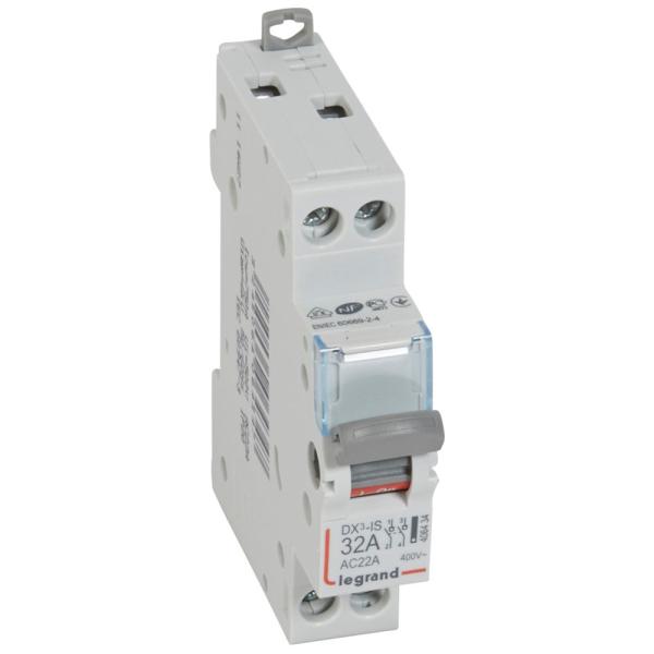 Interruptor seccionador DX³ -IS - 2P - 400V~ - 32A - 1mod