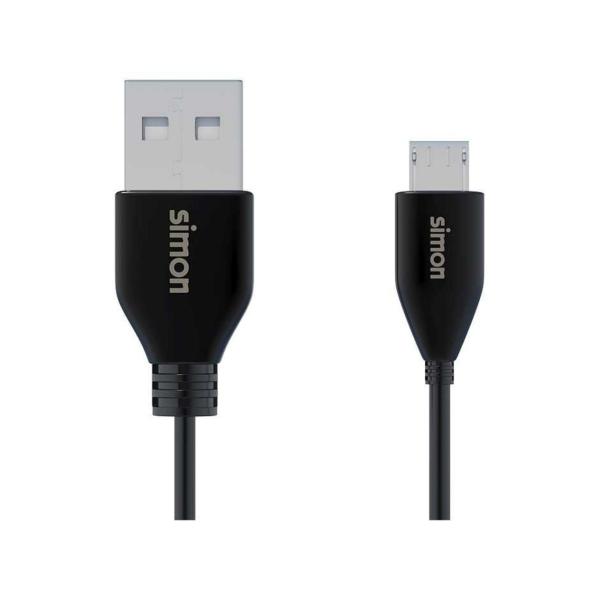 CABLE USB 2.0A MICRO 1m NEGRO