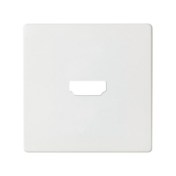 PLACA SIMON 82 PARA CONECTOR HDMI BLANCO MATE