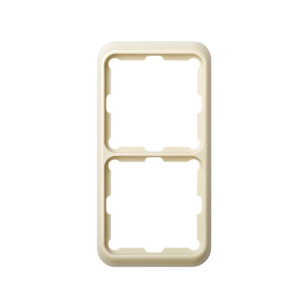 Marco para 2 elementos marfil Simon 75