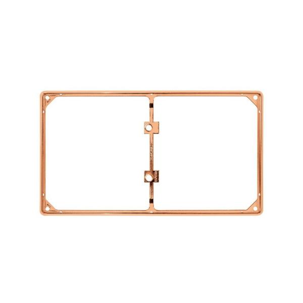 MARCO SIMON 27 CON EMBELLECEDOR PARA 2 ELEMENTOS COBRE