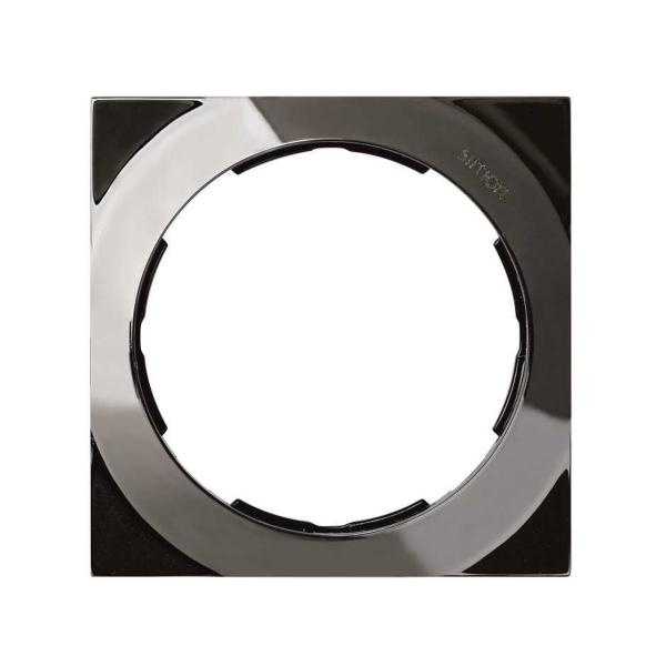 PLACA SIMON 88 CON 1 ELEMENTO 85x85mm EN ACERO