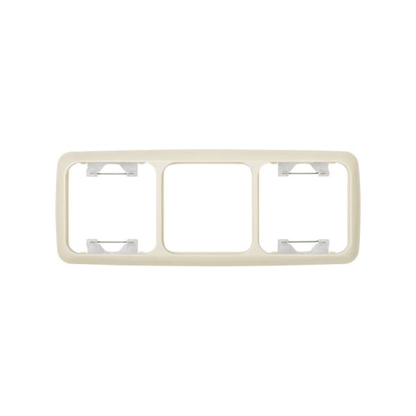 Marco termoestable para 3 elementos marfil Simon 31