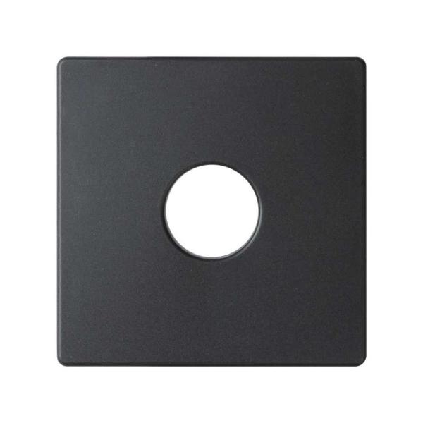 TAPA SIMON 82 PARA TOMA ALTAVOZ MONOFÁSICO DIN 41529 GRAFITO