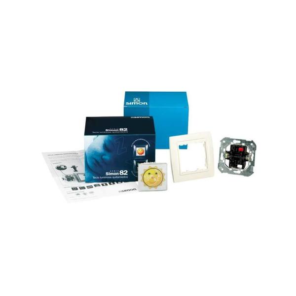 PACK INTERRUPTOR QUITAMIEDOS SIMON 82 FILTRO SOL Y LUNA MARFIL