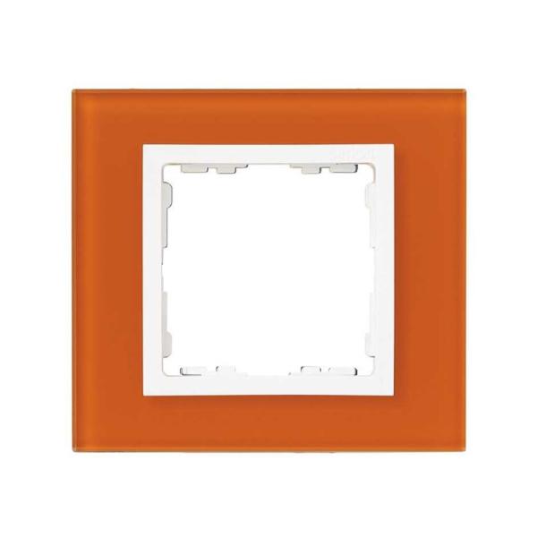 MARCO SIMON 82 CON 1 ELEMENTO NATURE CRISTAL AZUL MANDARINA