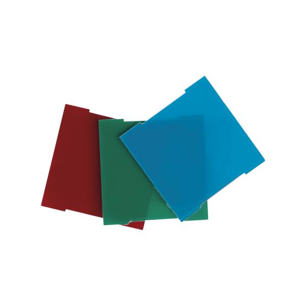 Juego de 3 filtros para personalizar color de luz de la baliza de cortesía basculante 82036 Simon 82