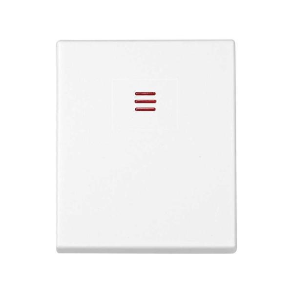 TECLA SIMON 82 CENTRALIZACIONES CON MÓDULO ANCHO Y VISOR CONMUTADOR BLANCO