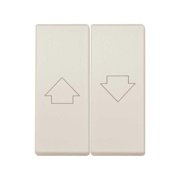 TECLA SIMON 82 CENTRALIZACIONES PARA PERSIANAS MÓDULO ANCHO MARFIL